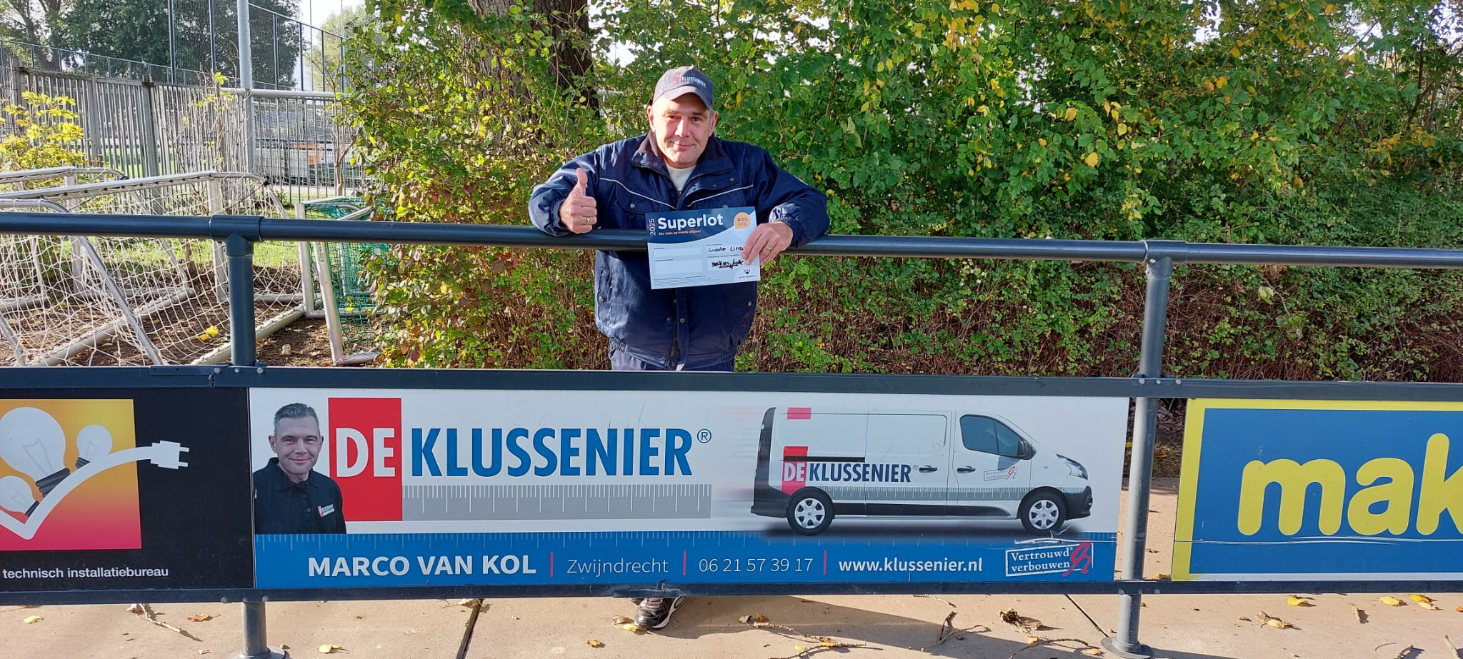 Superlot voor Marco van Kol, de Klussenier