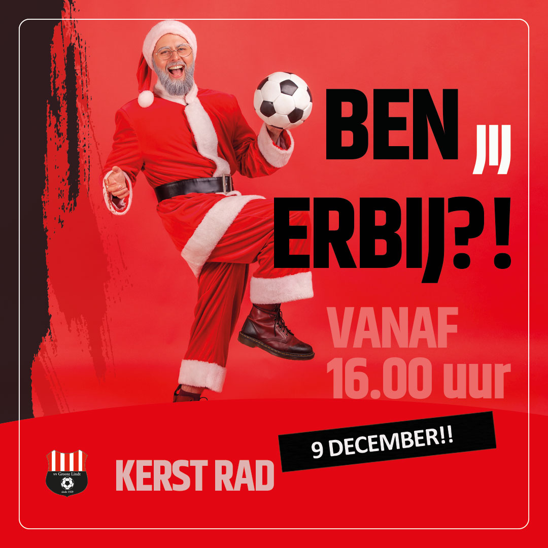 9 december genieten we weer van het Kerstrad!