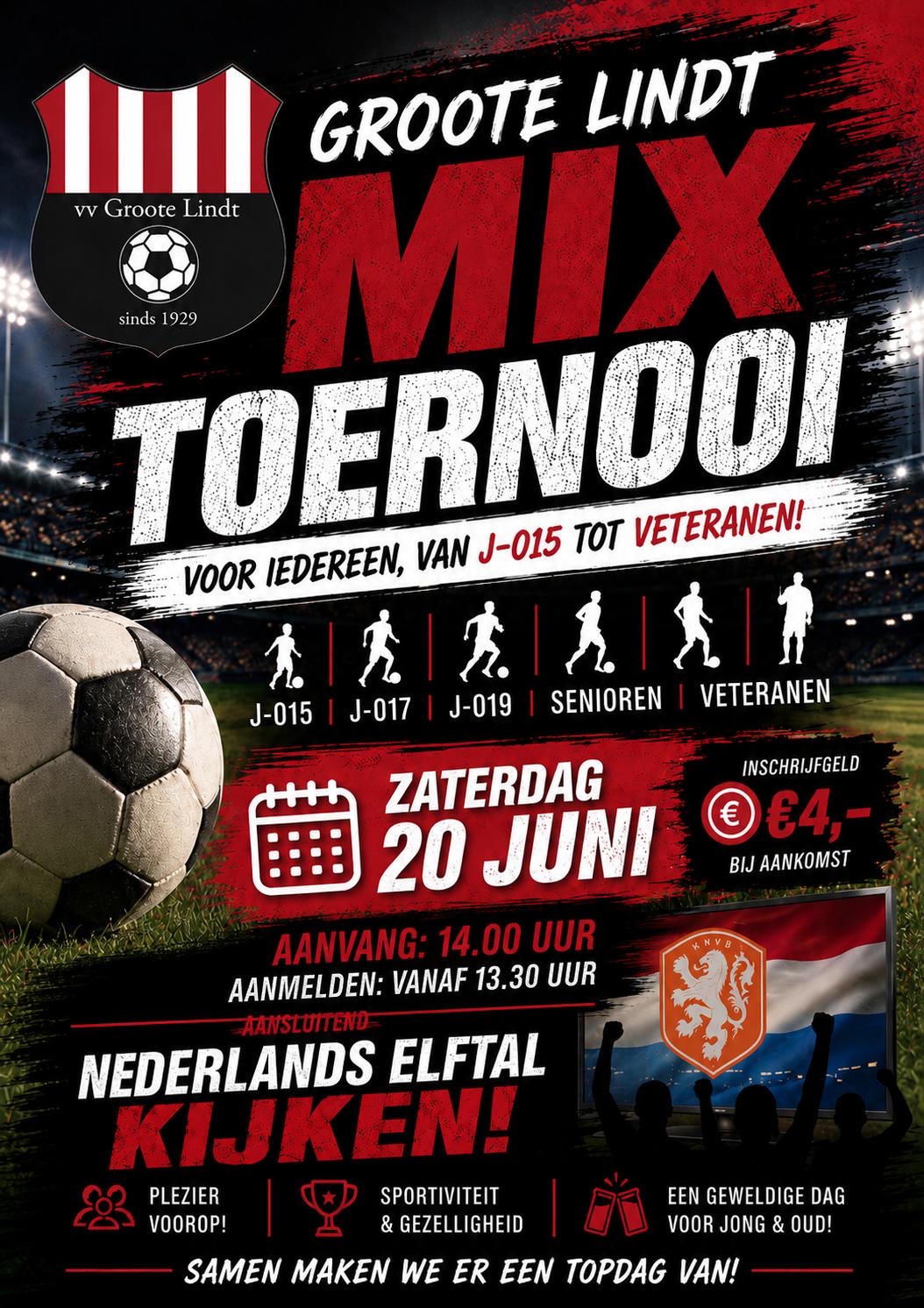 Afsluitingsdag zaterdag 20 Juni